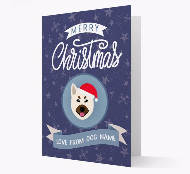 Merry Christmas: Personalized {breedFullName} Christmas Card